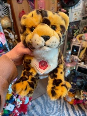 Teddy Hermann jaguar plush nwt